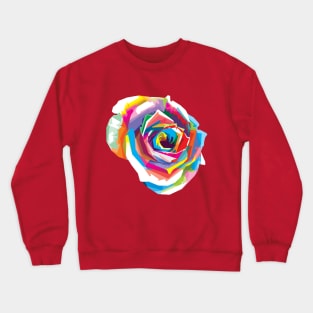 Colorful flower pop art Crewneck Sweatshirt